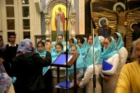 2-Главы Казахстанского и Среднеазиатского Митрополичьих округов совершили всенощное бдение в кафедральном соборе города Ташкента 