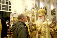 8-Главы Казахстанского и Среднеазиатского Митрополичьих округов совершили всенощное бдение в кафедральном соборе города Ташкента 