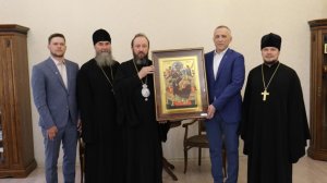 В дар Андреевскому кафедральному собору передана икона Божией Матери «Всецарица»