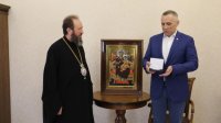 17-В дар Андреевскому кафедральному собору передана икона Божией Матери «Всецарица»