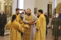 11-Служение епископа Амфилохия в Неделю о мытаре и фарисее