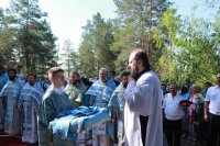24-Епископ Амфилохий совершил Божественную Литургию на Святом Ключе близ Семипалатинска