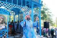 53-Епископ Амфилохий совершил Божественную Литургию на Святом Ключе близ Семипалатинска