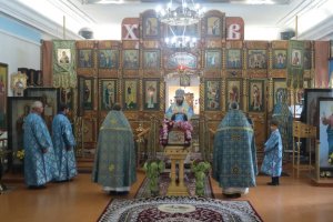 Служение епископа Амфилохия в день праздника Рождества Пресвятой Богородицы