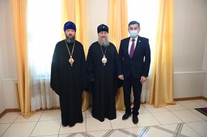 Митрополит Астанайский и Казахстанский Александр и аким Семипалатинска обсудили вопросы религиозной жизни в городе