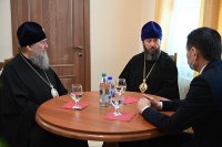 3-Митрополит Астанайский и Казахстанский Александр и аким Семипалатинска обсудили вопросы религиозной жизни в городе