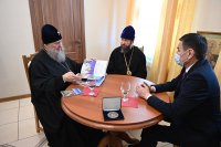 4-Митрополит Астанайский и Казахстанский Александр и аким Семипалатинска обсудили вопросы религиозной жизни в городе