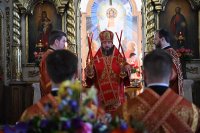 15-Празднование в память Перенесения мощей святителя Николая Чудотворца из Мир Ликийских в город Бари. Митрополит Александр возглавил Литургию в Воскресенском соборе Семипалатинска.