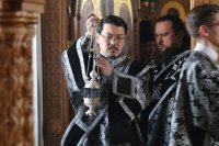 25-Литургия Преждеосвященных Даров в Троицком храме Усть-Каменогорска