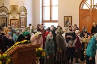 9-Вход Господень в Иерусалим. Божественная Литургия в Андреевском кафедральном соборе.