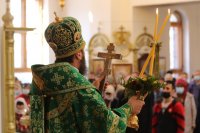 15-Вход Господень в Иерусалим. Божественная Литургия в Андреевском кафедральном соборе.