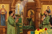 17-Вход Господень в Иерусалим. Божественная Литургия в Андреевском кафедральном соборе.