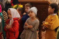 37-Вход Господень в Иерусалим. Божественная Литургия в Андреевском кафедральном соборе.