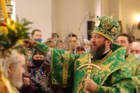 46-Вход Господень в Иерусалим. Божественная Литургия в Андреевском кафедральном соборе.