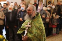 51-Вход Господень в Иерусалим. Божественная Литургия в Андреевском кафедральном соборе.