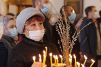 54-Вход Господень в Иерусалим. Божественная Литургия в Андреевском кафедральном соборе.