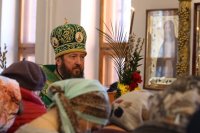 22-Праздничное всенощное бдение в канун Недели цветоносной