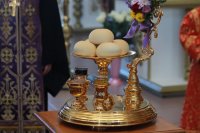 19-В Андреевском кафедральном соборе совершен  чин воздвижения Креста Господня
