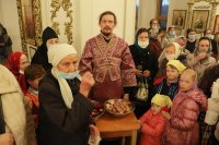 38-В Андреевском кафедральном соборе совершен  чин воздвижения Креста Господня