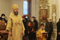 14-Неделя святых праотец. Божественная Литургия в Андреевском кафедральном соборе.