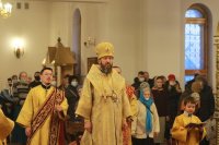 15-Неделя святых праотец. Божественная Литургия в Андреевском кафедральном соборе.