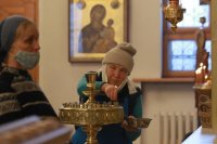 54-Неделя святых праотец. Божественная Литургия в Андреевском кафедральном соборе.