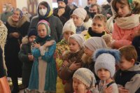 57-Неделя святых праотец. Божественная Литургия в Андреевском кафедральном соборе.