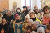 58-Неделя святых праотец. Божественная Литургия в Андреевском кафедральном соборе.