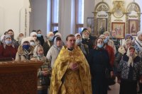 66-Неделя святых праотец. Божественная Литургия в Андреевском кафедральном соборе.