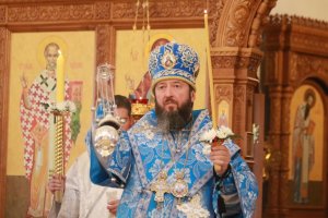 Праздничное богослужение в канун Успения Пресвятой Богородицы 