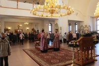11-Праздник Всемирного Воздвижения Честнаго и Животворящего Креста Господня. Божественная Литургия в Андреевском кафедральном соборе.