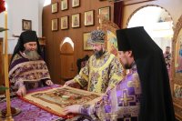 14-Праздник Всемирного Воздвижения Честнаго и Животворящего Креста Господня. Божественная Литургия в Андреевском кафедральном соборе.