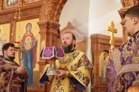 20-Праздник Всемирного Воздвижения Честнаго и Животворящего Креста Господня. Божественная Литургия в Андреевском кафедральном соборе.