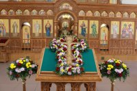 25-Праздник Всемирного Воздвижения Честнаго и Животворящего Креста Господня. Божественная Литургия в Андреевском кафедральном соборе.
