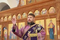 27-Праздник Всемирного Воздвижения Честнаго и Животворящего Креста Господня. Божественная Литургия в Андреевском кафедральном соборе.