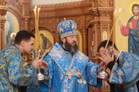 55-Празднование Успения Пресвятой Богородицы в главном храме Рудного Алтая