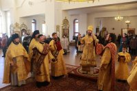 9-Божественная Литургия в кафедральном соборе в Неделю 23-ю по Пятидесятнице