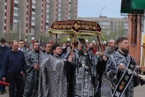 Погребение Плащаницы в Андреевском кафедральном соборе