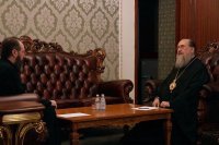 1-В столице Казахстана митрополит Александр провел рабочую встречу с епископом Усть-Каменогорским и Семипалатинским Амфилохием 