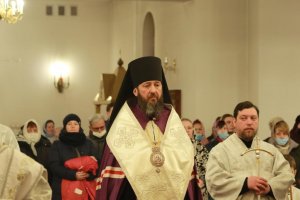 В Андреевском кафедральном соборе совершили молебное пение в канун Нового года