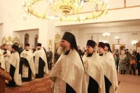 4-В Андреевском кафедральном соборе совершили молебное пение в канун Нового года