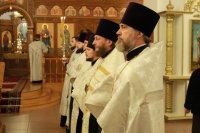 9-В Андреевском кафедральном соборе совершили молебное пение в канун Нового года