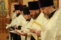 15-В Андреевском кафедральном соборе совершили молебное пение в канун Нового года