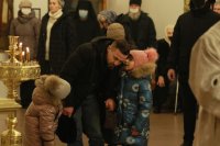 16-В Андреевском кафедральном соборе совершили молебное пение в канун Нового года