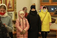 17-В Андреевском кафедральном соборе совершили молебное пение в канун Нового года