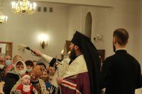 23-В Андреевском кафедральном соборе совершили молебное пение в канун Нового года