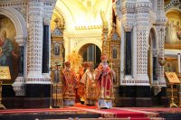 1-Епископ Амфилохий сослужил Святейшему Патриарху Кириллу за Литургией в храме Христа Спасителя в Москве и принял участие в хиротонии архимандрита Игнатия (Сидоренко) во епископа Актюбинского и Кызылординского