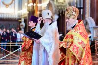 4-Епископ Амфилохий сослужил Святейшему Патриарху Кириллу за Литургией в храме Христа Спасителя в Москве и принял участие в хиротонии архимандрита Игнатия (Сидоренко) во епископа Актюбинского и Кызылординского