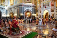 6-Епископ Амфилохий сослужил Святейшему Патриарху Кириллу за Литургией в храме Христа Спасителя в Москве и принял участие в хиротонии архимандрита Игнатия (Сидоренко) во епископа Актюбинского и Кызылординского