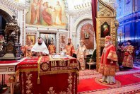 21-Епископ Амфилохий сослужил Святейшему Патриарху Кириллу за Литургией в храме Христа Спасителя в Москве и принял участие в хиротонии архимандрита Игнатия (Сидоренко) во епископа Актюбинского и Кызылординского